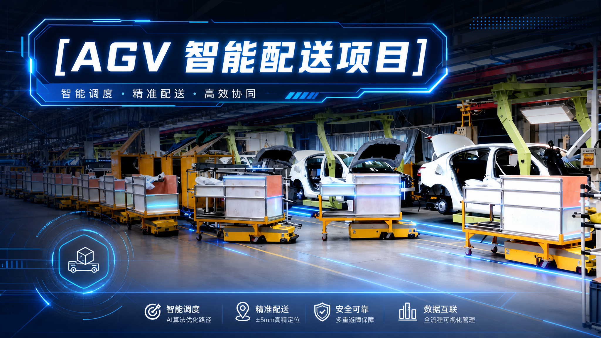 AGV 重构汽车总装车间 SPS 物料配送：从「人找料」到「料找人」